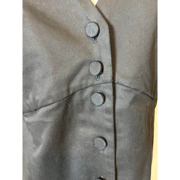 J. Crew | (NWT) Black Button Front Ballon Sleeve Sheath Dress | 14 - Picture 13 of 15